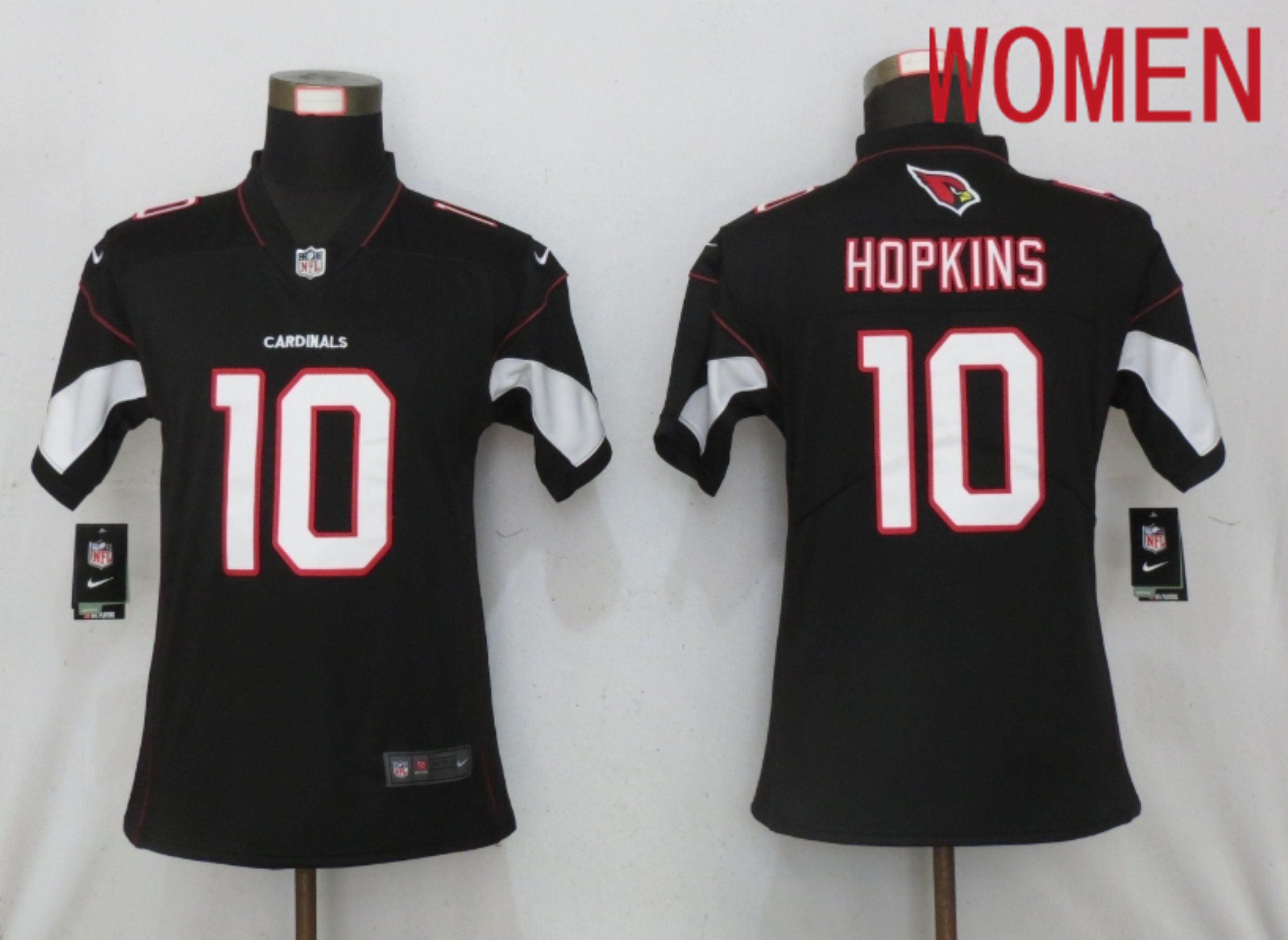 Women Arizona Cardinals #10 Hopkins Black 2020 Vapor Untouchable Elite Playe Nike NFL Jerseys->dallas cowboys->NFL Jersey